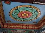 Fun pattern on the ceiling of a temple in Malaysia